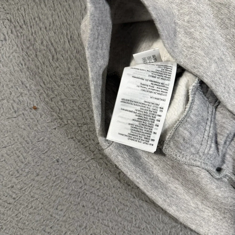 Adidas‎ Men's Full Zip Crew Sweatshirt Size Large Gray